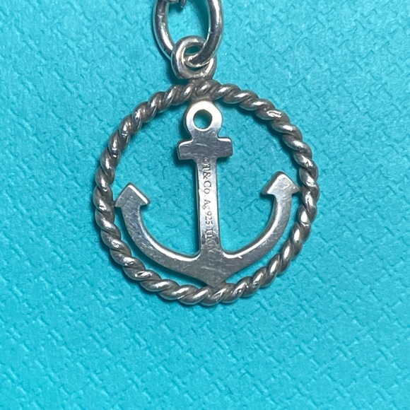 Tiffany & Co Anchor charm and chain. - Picture 4 of 12
